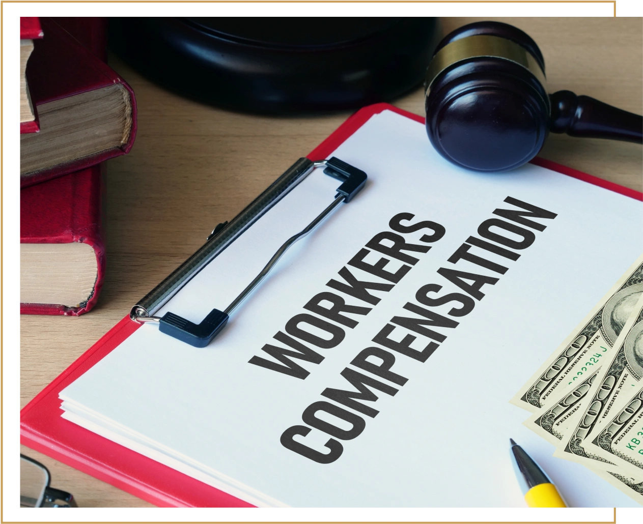 Workers' compensation claim form.